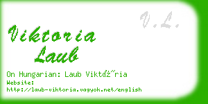 viktoria laub business card